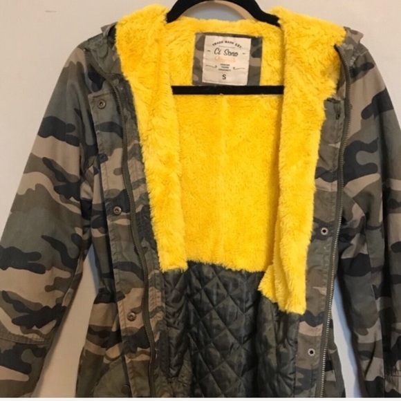 CI SONO | Anorak Camo Coat Jacket Fur - Picture 3 of 4
